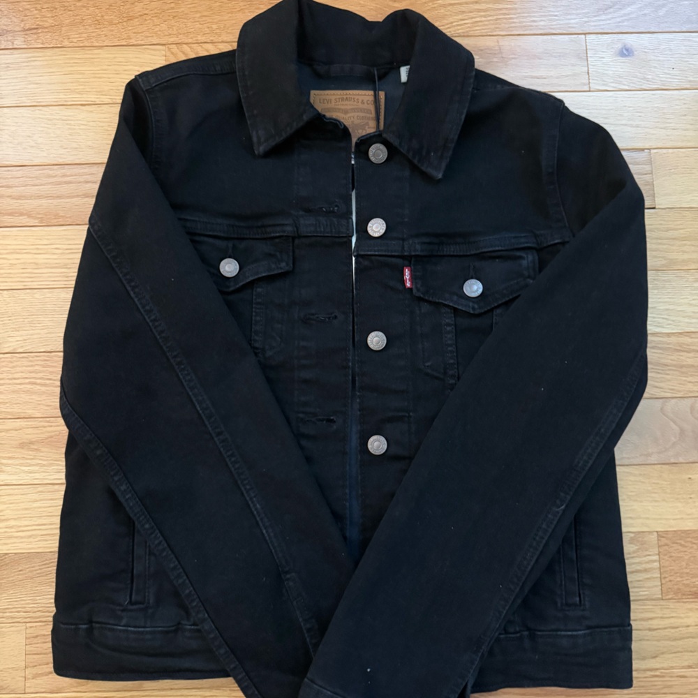 Levi's Black Trucker Denim Jacket